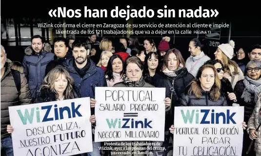 «NOS HAN DEJADO SIN NADA»