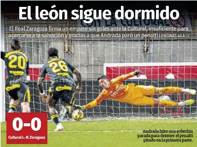 EL LEÓN SIGUE DORMIDO