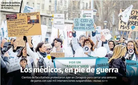 LOS MÉDICOS, EN PIE DE GUERRA