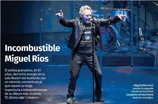 INCOMBUSTIBLE MIGUEL RÍOS