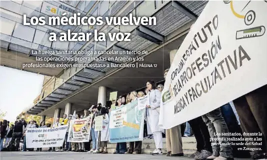 LOS MÉDICOS VUELVEN A ALZAR LA VOZ