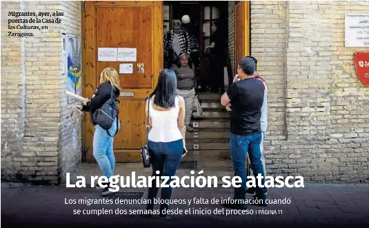 LA REGULARIZACIÓN SE ATASCA