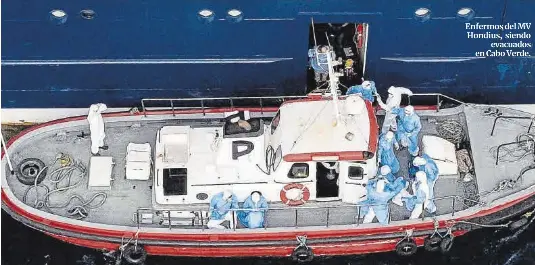 CANARIAS, ESCALA DEL BARCO DEL HANTAVIRUS