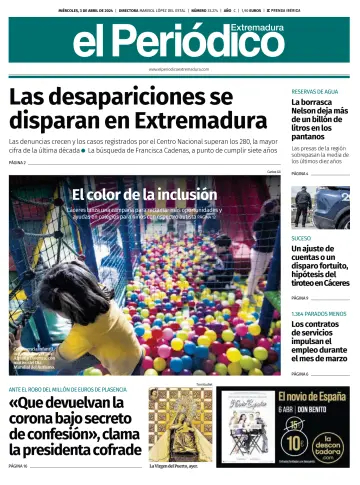 El Periódico Extremadura - 3 Apr 2024