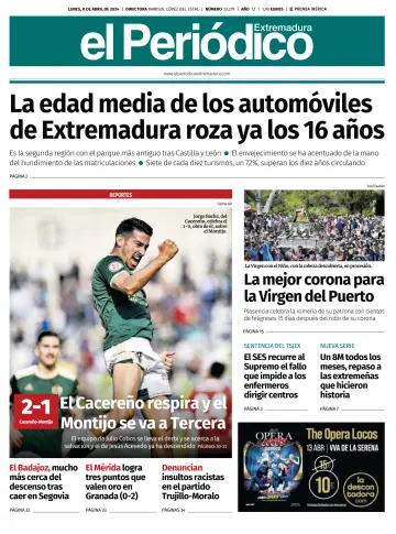 El Periódico Extremadura - 8 Apr 2024