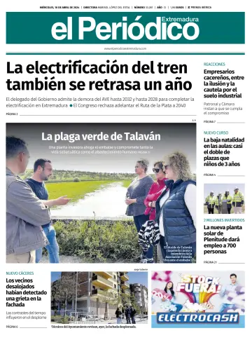 El Periódico Extremadura - 10 Apr 2024