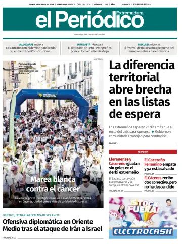 El Periódico Extremadura - 15 abril 2024