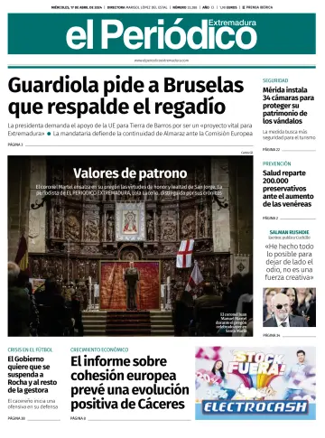 El Periódico Extremadura - 17 四月 2024