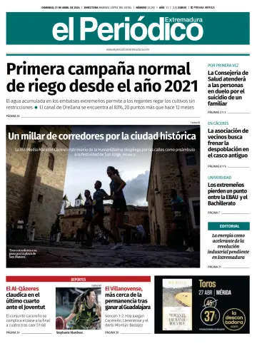 El Periódico Extremadura - 21 4월 2024