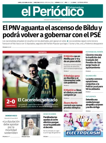 El Periódico Extremadura - 22 4月 2024