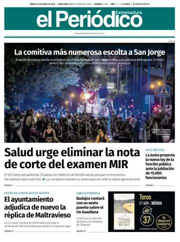 El Periódico Extremadura - 23 4월 2024