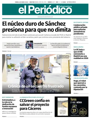 El Periódico Extremadura - 26 апр. 2024