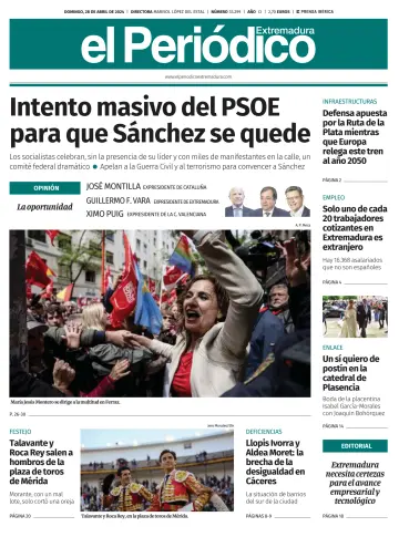 El Periódico Extremadura - 28 апр. 2024