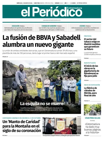 El Periódico Extremadura - 01 五月 2024