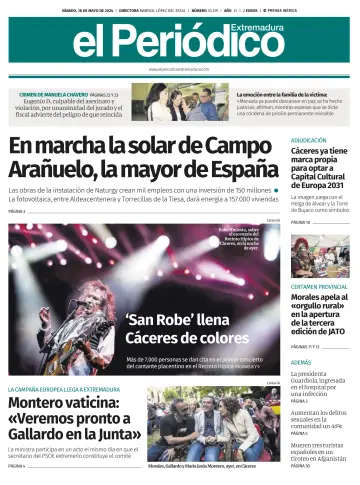 El Periódico Extremadura - 18 May 2024