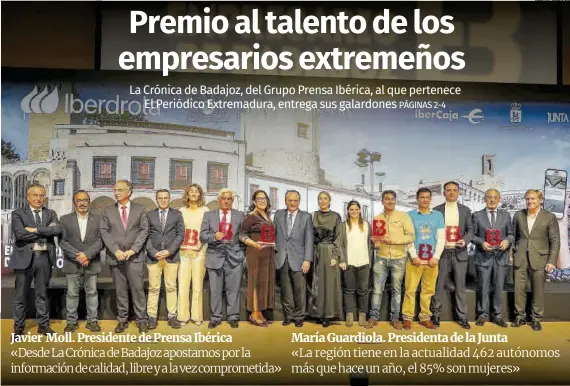 PREMIO AL TALENTO DE LOS EMPRESARIOS EXTREMEÑOS