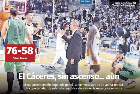 EL CÁCERES, SIN ASCENSO... AÚN