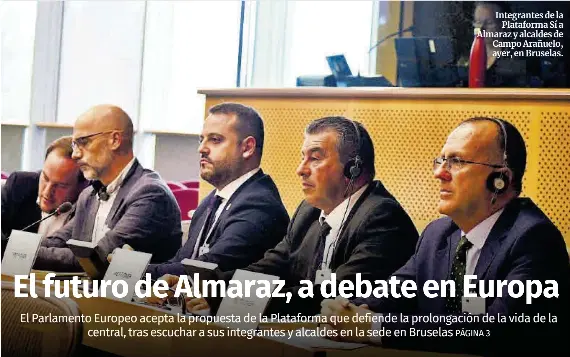 EL FUTURO DE ALMARAZ, A DEBATE EN EUROPA