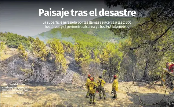 PAISAJE TRAS EL DESASTRE