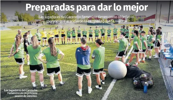 PREPARADAS PARA DAR LO MEJOR