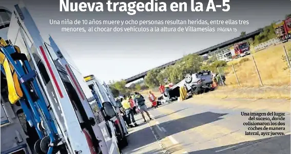 NUEVA TRAGEDIA EN LA A-5
