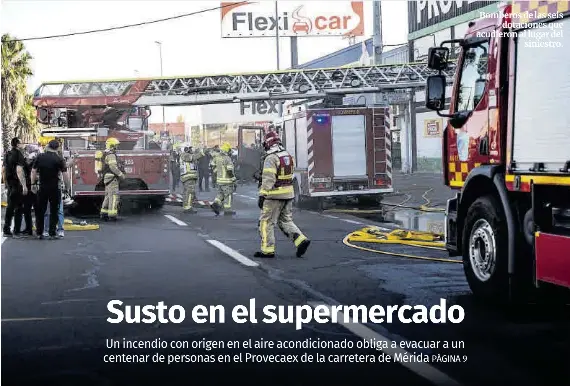 SUSTO EN EL SUPERMERCADO
