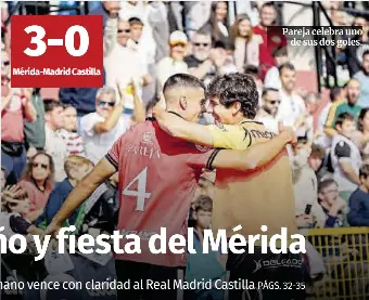 DESASTRE DEL CACEREÑO Y FIESTA DEL MÉRIDA