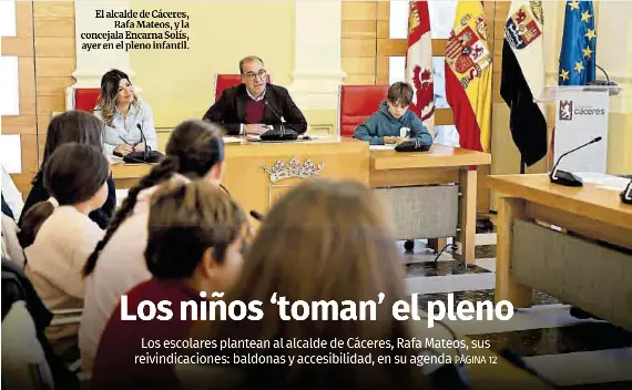 LOS NIÑOS ‘TOMAN’ EL PLENO