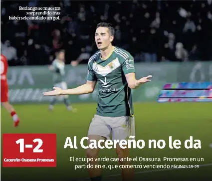 AL CACEREÑO NO LE DA