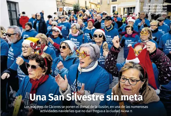 UNA SAN SILVESTRE SIN META