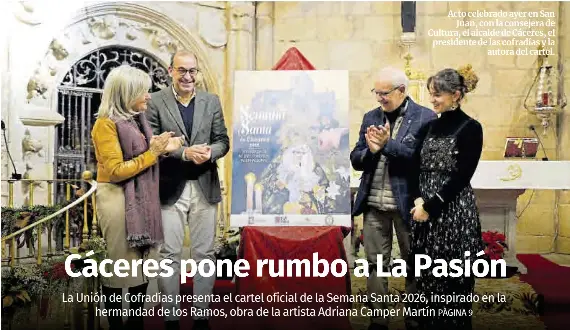 CÁCERES PONE RUMBO A LA PASIÓN