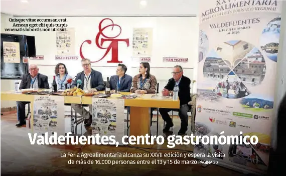 VALDEFUENTES, CENTRO GASTRONÓMICO