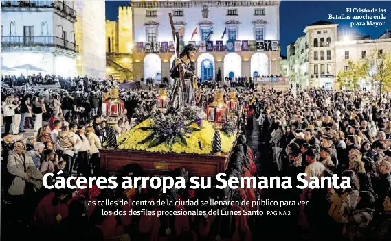 CÁCERES ARROPA SU SEMANA SANTA