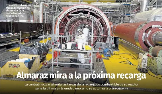 ALMARAZ MIRA A LA PRÓXIMA RECARGA