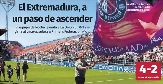 EL EXTREMADURA, A UN PASO DE ASCENDER