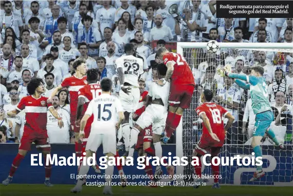 EL MADRID GANA GRACIAS A COURTOIS