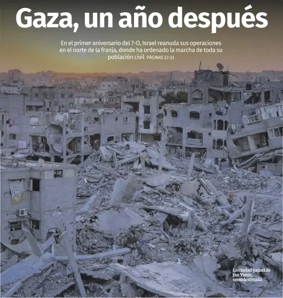 GAZA, UN AÑO DESPUÉS