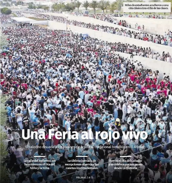UNA FERIA AL ROJO VIVO