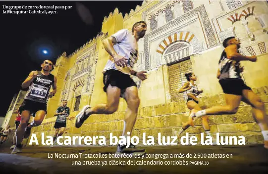 A LA CARRERA BAJO LA LUZ DE LA LUNA