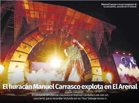 EL HURACÁN MANUEL CARRASCO EXPLOTA EN EL ARENAL