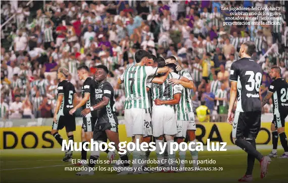 MUCHOS GOLES Y POCA LUZ
