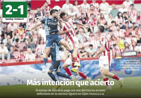 MÁS INTENCIÓN QUE ACIERTO