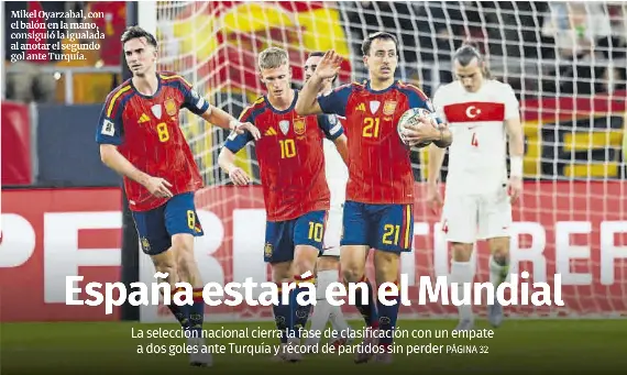 ESPAÑA ESTARÁ EN EL MUNDIAL