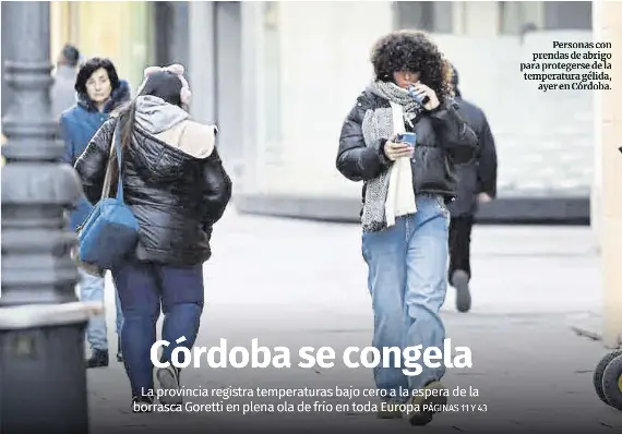 CÓRDOBA SE CONGELA