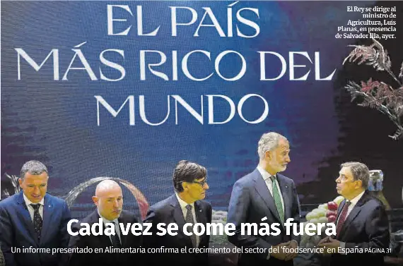 CADA VEZ SE COME MÁS FUERA