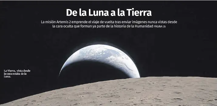 DE LA LUNA A LA TIERRA