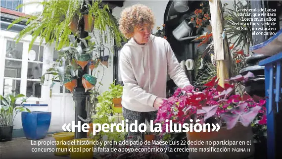 «HE PERDIDO LA ILUSIÓN»