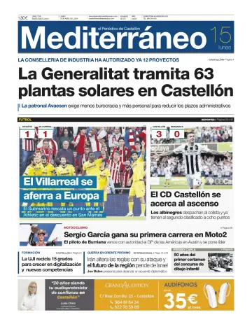 El Periódico Mediterráneo - 15 4月 2024