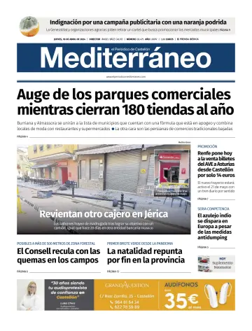 El Periódico Mediterráneo - 18 avr. 2024
