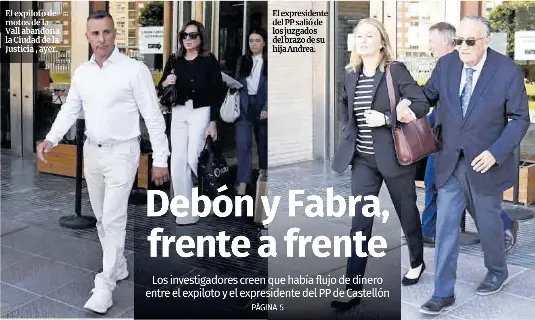 DEBÓN Y FABRA, FRENTE A FRENTE